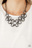 Work, Play, and Slay - Black - Paparazzi Necklace