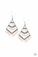 Kite Race - Brown - Paparazzi Earrings