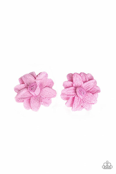 Lovely In Lilies - Pink - Paparazzi Hair Clip Hair Accessory