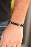 Amiable - Black - Paparazzi Stretchy Bracelet