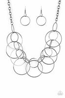 Paparazzi - Circa de Couture - Black Necklace #4051 (D)