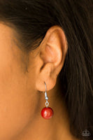 Paparazzi - A Pop Of Posh - Red Necklace #4234