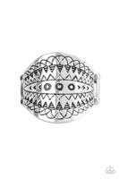 Paparazzi - Tiki Tribe - Silver Paparazzi Ring