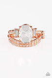 Bling Queen - Copper - Paparazzi Ring