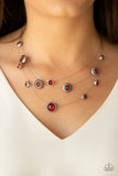 Sheer Thing - Red - Paparazzi Necklace