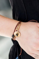 Trail Trek - Brown - Paparazzi Sliding Knot Bracelet