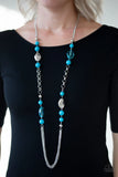 Marina Majesty - Blue - Paparazzi Long Necklace