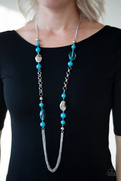 Marina Majesty - Blue - Paparazzi Long Necklace