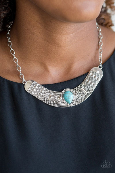 Very Venturous - Blue - Paparazzi Necklace