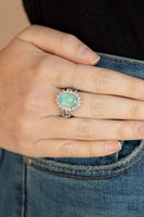 Iridescently Illuminated - Green - Paparazzi Ring