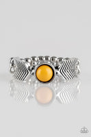 Awesomely ARROW-Dynamic - Yellow - Paparazzi Ring