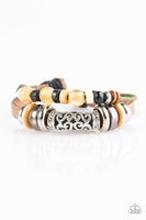 Canyon Treasure - Brown - Paparazzi Sliding Knot Cord Bracelet