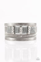FAME Night - Silver - Paparazzi Clasp Bracelet