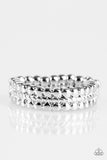 Tres Chic - Silver - Paparazzi Ring #4879
