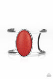 Desert Empress - Red - Paparazzi Cuff Bracelet #4677 (D)