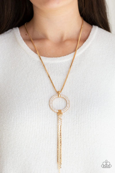 Paparazzi - Not A HEIR Out Of Place - Gold Necklace #4021 (D)