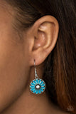 Lily Luau - Blue - Paparazzi Earrings  #1565