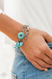 Paparazzi - Absolutely Artisan - Blue Clasp Bracelet