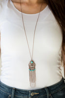 Whimsically Western - Copper - Paparazzi Necklace