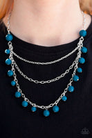 You The GLAM! - Blue - Paparazzi Necklace #1540 (D)