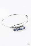All Roads Lead To ROAM - Blue - Paparazzi Bangle Bracelet #4880