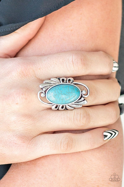 Sedona Sunset - Blue - Paparazzi Ring