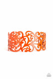 VINE and Dash - Orange - Paparazzi Cuff Bracelet