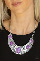 RULER In Favor - Purple - Paparazzi Necklace