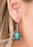 Classically Country - Blue - Paparazzi Earrings Fashion Fix