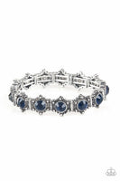 Strut Your Stuff - Blue - Paparazzi Stretchy Bracelet #4654 (D)