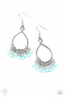 Broadway Babe - Blue - Paparazzi Earrings Fashion Fix #4206 (D)