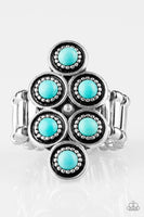 River Rock Rhythm - Blue - Paparazzi Ring