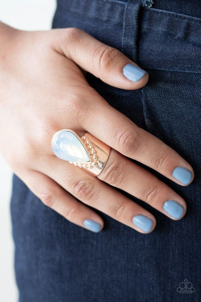 Opal Mist - Rose Gold - Paparazzi Ring