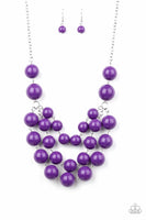 Miss Pop-YOU-larity - Purple - Paparazzi Necklace