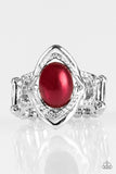 Positively Posh - Red - Paparazzi Ring #1660