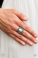 Stacked Stunner - Silver - Paparazzi Ring Fashion Fix