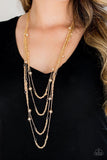 Open For Opulence - Gold - Paparazzi Necklace