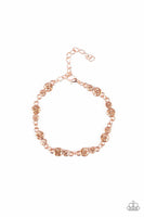 Paparazzi - Twinkle Twinkle Little STARLET - Copper Bracelet Clasp #1311 (D)