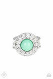 Treasure Chest Shimmer - Green - Paparazzi Ring