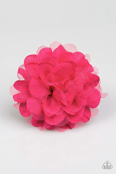Paparazzi - Awesome Blossom - Pink Hair Clip Hair Accessory #2181