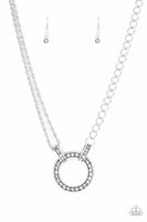 Razzle Dazzle - White - Paparazzi Necklace