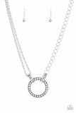Razzle Dazzle - White - Paparazzi Necklace