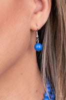 Beach Bauble - Blue - Paparazzi Necklace