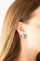 Out Of This Galaxy - Blue - Paparazzi Post Earrings
