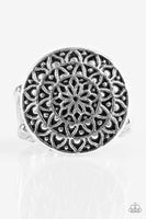 Petal Mantra - Silver - Paparazzi Ring