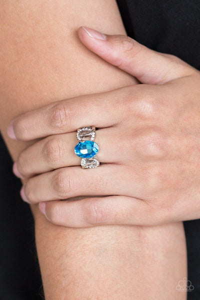 Supreme Bling - Blue - Paparazzi Ring