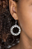 Global Glow - White - Paparazzi Earrings