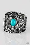 Rural Relic - Blue - Paparazzi Ring