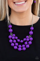 Miss Pop-YOU-larity - Purple - Paparazzi Necklace