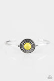 Sahara Sunshine - Yellow - Paparazzi Cuff Bracelet #4718